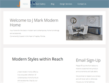 Tablet Screenshot of jmarkmodernhome.com